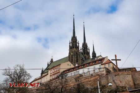 6.2.2019 - Brno hl.n.: vše kontroluje sv. Petr a Pavel © Jiří Řechka