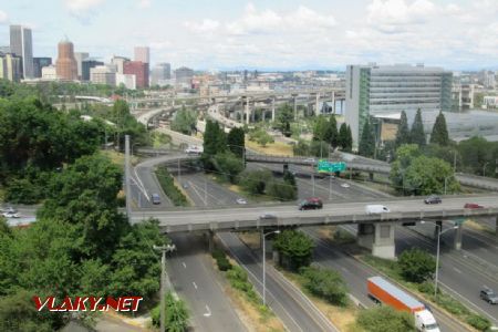 Portland, Oregon - do 70. rokov 20. storočia sa budovali hlavne cesty, mosty a estakády pre autá. 13.07.2015 © Juraj Földes