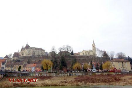 Sighișoara, panorama starého města, 8.3.2019 © Jiří Mazal