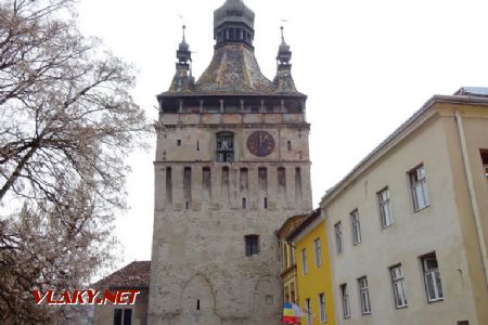 Sighișoara, věž s orlojem, 8.3.2019 © Jiří Mazal
