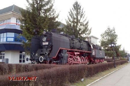 Brašov, pomník parní lokomotivy 1501114, 8.3.2019 © Jiří Mazal