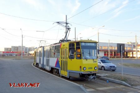 Ploiești Vest, tramvaj typu KT4, 9.3.2019 © Jiří Mazal