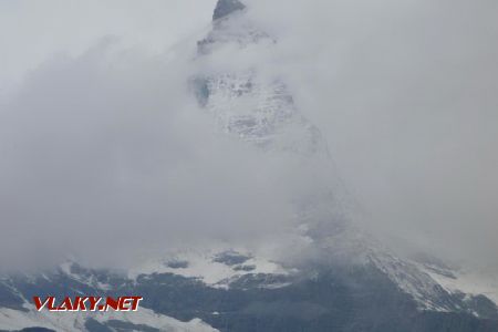 Gornergrat, trochu zastretý Matterhorn, 10.9.2019 © Juraj Földes