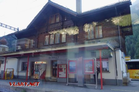 Stanica St. Niklaus s vročením 1890 v mierke 1:1, 12.9.2019 © Juraj Földes