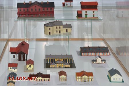 Kolekce modelů budov Rakouské společnosti státní dráhy (StEG) © Pavel Stejskal