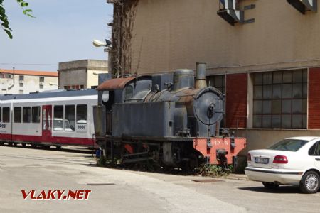 Macomer, odstavená parní lokomotiva FCS 5, 6.7.2019 © Jiří Mazal