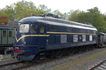 Muzeum Utrecht: elektrická loko z roku 1948, uměla až 160 km/h, 10. 10. 2019 © Libor Peltan