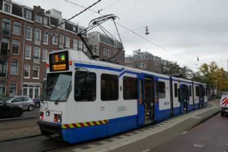 Amsterdam: obousměrná BN 11G ve smyčce Van Hallstraat, 14. 10. 2019 © Libor Peltan