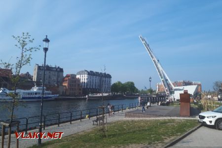 Gdaňsk: Moderní zvedací lávka © Tomáš Kraus, 10.5.2019