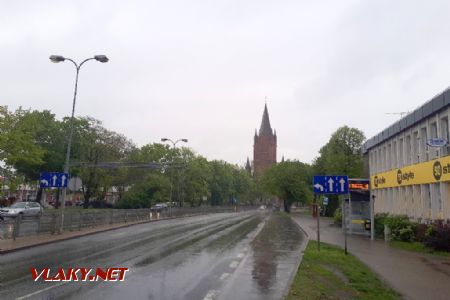 Inowrocław: Ani zde nechybí displeje s odjezdy MHD © Tomáš Kraus, 12.5.2019