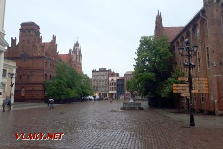 Toruň: Hlavní náměstí plac Staromiejski © Tomáš Kraus, 12.5.2019