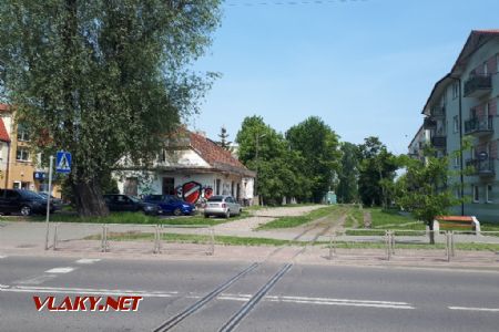 Łęczyca: Pozůstatek nádraží na úzkokolejce © Tomáš Kraus, 25.5.2019