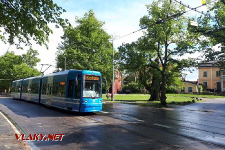 Stockholm: Následující tramvaj už cestující vezla © Tomáš Kraus, 26.5.2019
