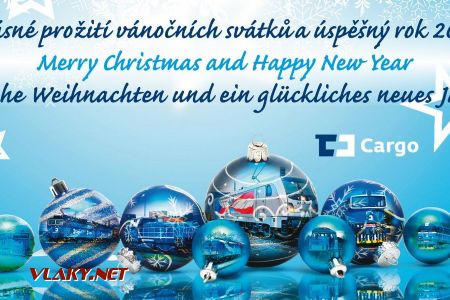 Vánoční a novoroční přání © ČD Cargo