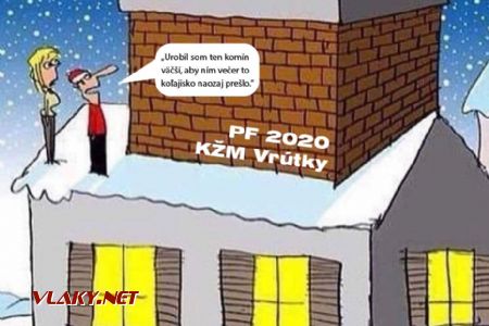 Vánoční a novoroční přání © KŽM Vrútky