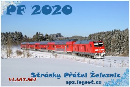 PF 2020 ze Stránek Přátel Železnic © SPŽ