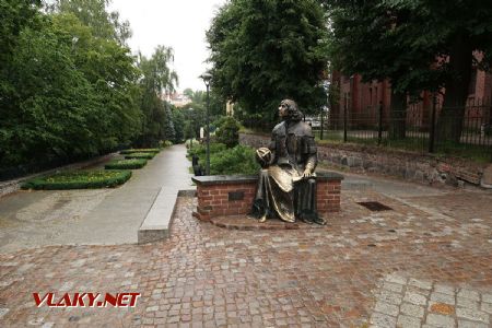 05.07.2019 – Olsztyn: pomník Mikuláše Koperníka v centru města © Dominik Havel