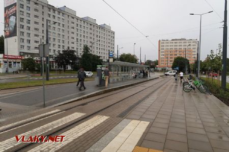 05.07.2019 – Olsztyn: koncová zastávka tramvaje Dworzec Główny © Dominik Havel