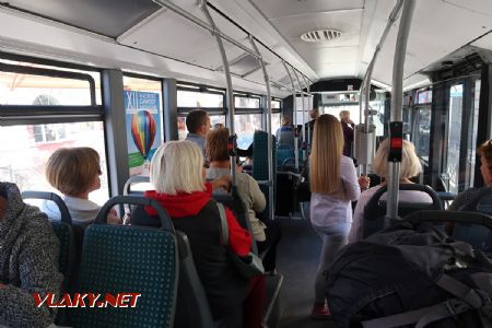 05.07.2019 – Ełk: interiér autobusu typu MB Citaro z roku 2010, který se do Ełku dostal již jako ojetý © Dominik Havel