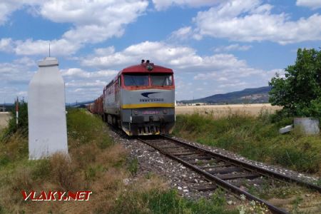 08.07.2019 - Vlečkový vlak 83494 z Topoľčianok do Zlatých Moraviec © Samuel Bielik