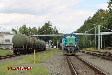 27.8.2020 - Loukov, Čepro: lokomotiva 723.717-5 © Karel Furiš