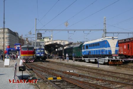 Praha Masarykovo nádraží, výstavka lokomotiv, 12.9.2020 © Libor Peltan
