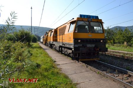 Milochov zast., pracovný vlak, 16.9.2020 © Marek Ondrejka