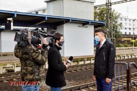 29.09.2020 - Praha-Libeň: generální ředitel Správy železnic Jiří Svoboda © Jiří Řechka