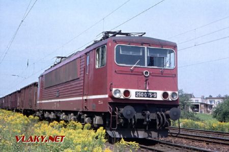 Flöha - Niederwiesa DR 250.075, 8.8.1986: © Pavel Stejskal