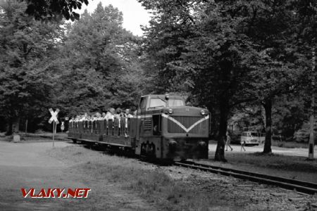 Pionýrská železnice Karl-Marx Stadt, 8.8.1986: © Pavel Stejskal