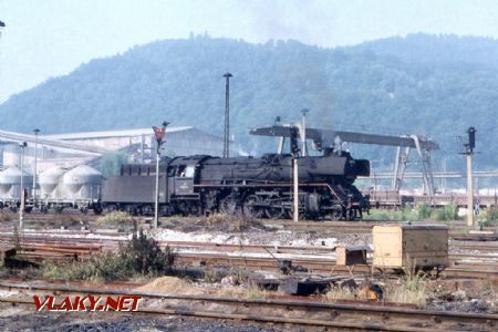 Göschwitz, DR 41.1273 na nákladním vlaku, 10.8.1986: © Pavel Stejskal