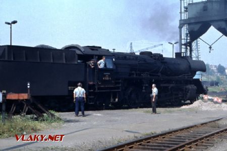 Göschwitz, DR 44.1225 před odjezdem z depa, 10.8.1986: © Pavel Stejskal