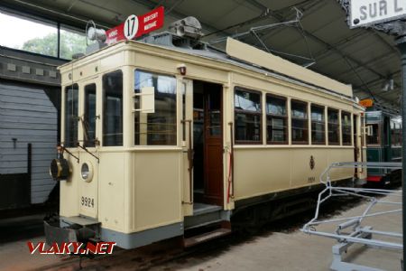 Muzeum Thuin: tramvaj z roku 1931, 28. 8. 2021 © Libor Peltan
