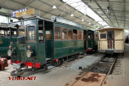 Muzeum Thuin: tramvaj z roku 1901, 28. 8. 2021 © Libor Peltan