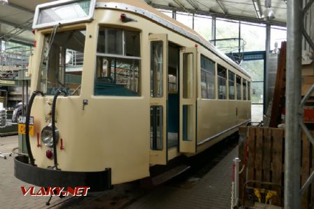 Muzeum Thuin: tramvaj “Type SE” z roku 1958, 28. 8. 2021 © Libor Peltan