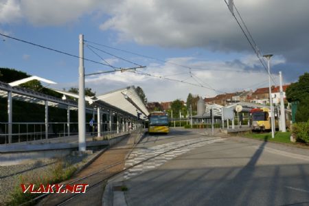 Charleroi: přestupní terminál na smyčce Soleilmont, 28. 8. 2021 © Libor Peltan
