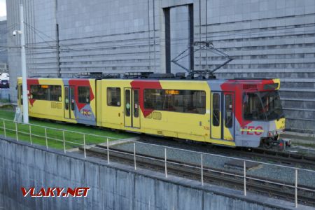 Charleroi: metro odstavené v blízkosti nádraží, 28. 8. 2021 © Libor Peltan