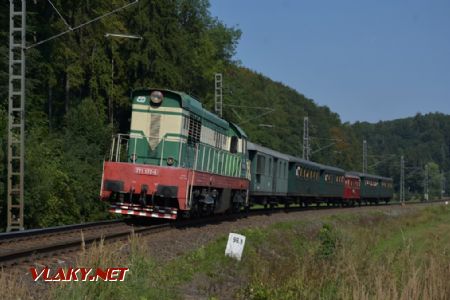 T 669.1172 v čele Králického sněžníku mezi Letohradem a Jablonným dne 4.8.2018, © P.Stejskal