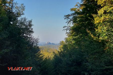 Hohe Sonne: Pohled na Wartburg ze sedla silnice © Tomáš Kraus, 9.10.2021