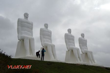 Esbjerg, sousoší Muži u moře, 13.8.2023 © Jiří Mazal