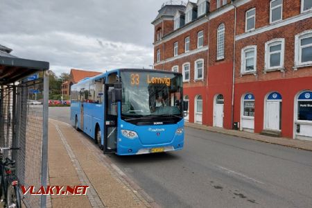 Struer, autobus Scania do Lemvigu, 13.8.2023 © Tomáš Kraus