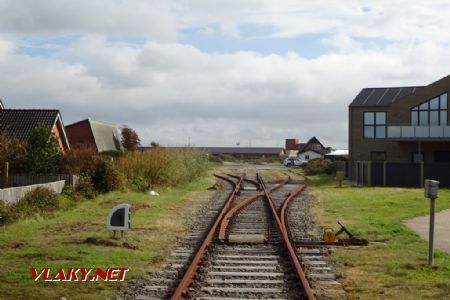 Thyborøn, kolejiště za konečnou, 14.8.2023 © Jiří Mazal