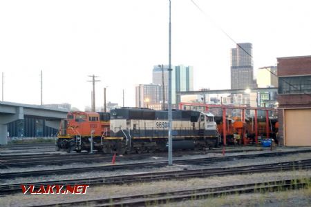 Denver, lokomotivy EMD SD70ACe č. 9130 a SD70MAC č. 9653, 10.10.2023 © Jiří Mazal