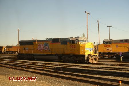 Roseville, lokomotiva SD59MX, 11.10.2023 © Jiří Mazal
