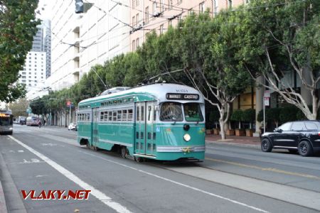 San Francisco, Market Street,  tram č. 1053 z r. 1946, 12.10.2023 © Jiří Mazal