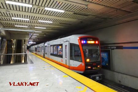 San Francisco, stanice Civic Center, tram Siemens S200 LRV4, 12.10.2023 © Jiří Mazal