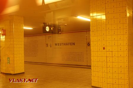 Berlin/Westhafen: stanice linky U9, 14. 4. 2024 © Libor Peltan