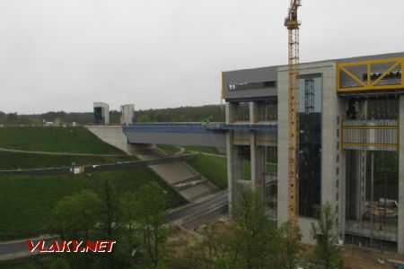 Niederfinow: budovaný nový lodní výtah, 8. 5. 2017 © Libor Peltan
