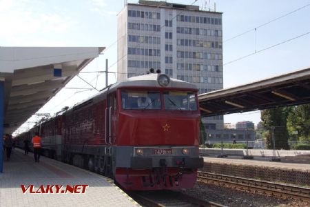 Nostalgický vlak Albatros klubu je pripravený k odchodu, Košice, 26.5.2024