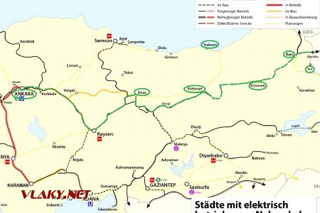 Mapa Turecka s projetou oblastí (zeleně) © Wikipedia.org
